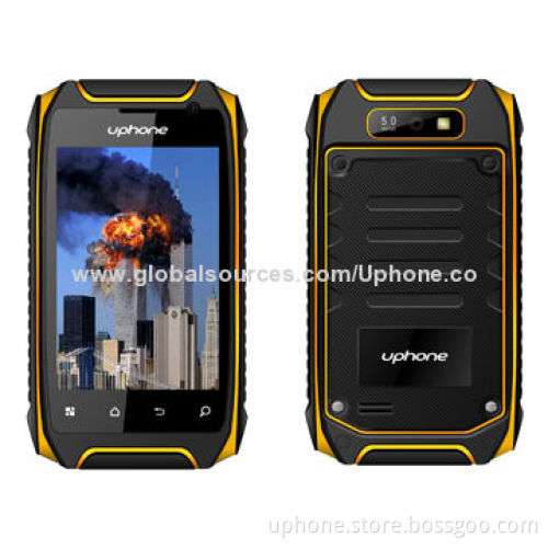 Waterproof Mobile Phone, IP67 Industrial Grade, GPS, 3.5-inch LCD, Dual Core, 5.0-megapixel Camera